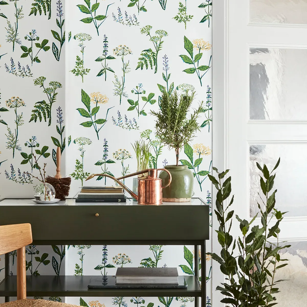 KÖKSVÄXTER - LEAF Schumacher Wallpaper | Wallpaper Twins KÖKSVÄXTER LEAF Schumacher Wallpaper wallpaper - SKU 1789