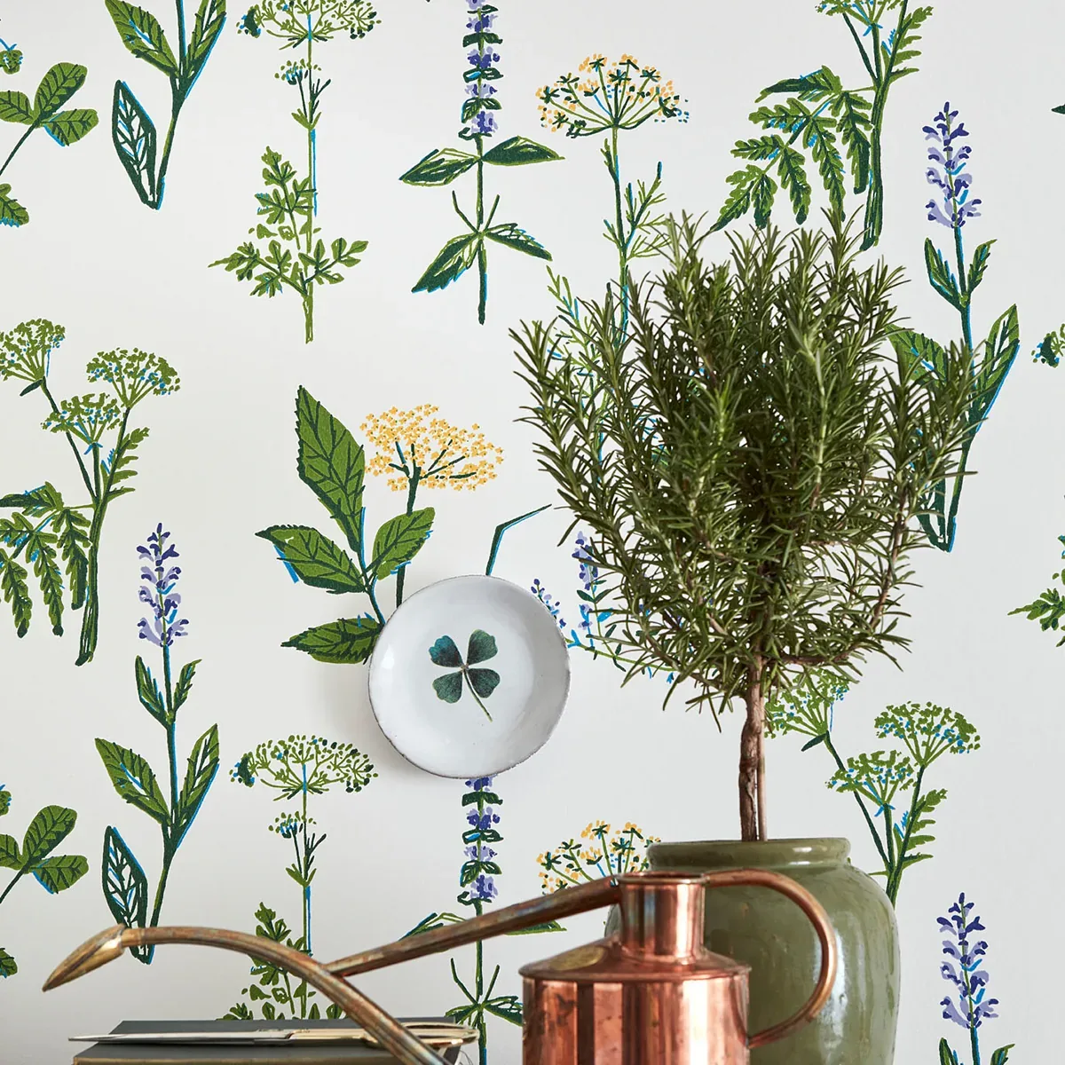 KÖKSVÄXTER - LEAF Schumacher Wallpaper | Wallpaper Twins KÖKSVÄXTER LEAF Schumacher Wallpaper wallpaper - SKU 1789