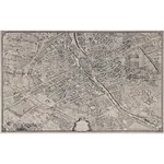 LA CITE PANEL SET - EBONY ON CREAM Schumacher Wallpaper | Wa LA CITE PANEL SET EBONY ON CREAM Schumacher Wallpaper wallpaper - SKU 511450
