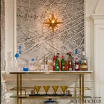 LA CITE PANEL SET - EBONY ON CREAM Schumacher Wallpaper | Wa LA CITE PANEL SET EBONY ON CREAM Schumacher Wallpaper wallpaper - SKU 511450