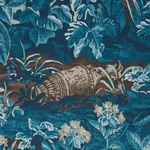 LA FORÊT 3 PANEL SET - ANTIQUE BLUE FOREST Schumacher Wallpa LA FORÊT 3 PANEL SET ANTIQUE BLUE FOREST Schumacher Wallpaper wallpaper - SKU 5016822