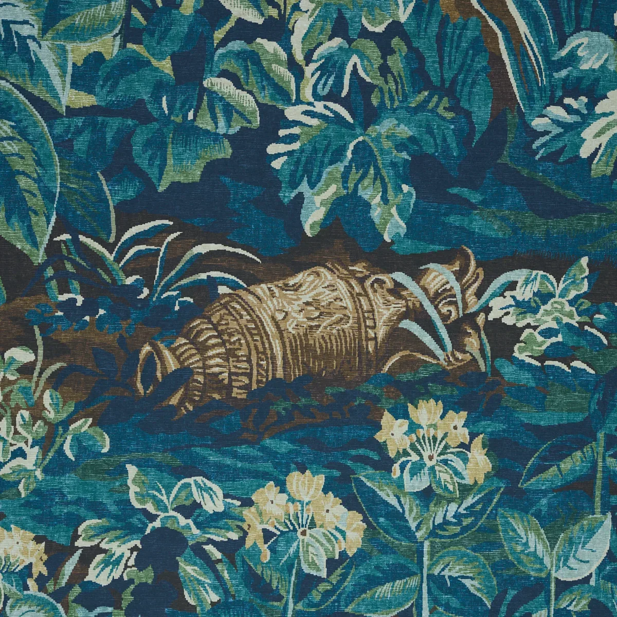 LA FORÊT 3 PANEL SET AUTUMN GREEN FOREST Schumacher Wallpaper wallpaper - SKU 5016820