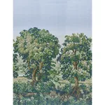 LA FORÊT 3 PANEL SET - SPRING GREEN FOREST Schumacher Wallpa LA FORÊT 3 PANEL SET SPRING GREEN FOREST Schumacher Wallpaper wallpaper - SKU 5016821