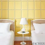 LA GALERIE - YELLOW Schumacher Wallpaper | Wallpaper Twins LA GALERIE YELLOW Schumacher Wallpaper wallpaper - SKU 5009942