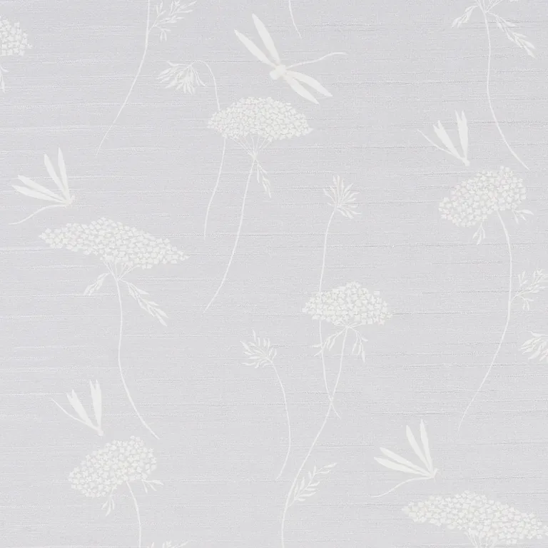 Schumacher LA LIBELLULE SILK wallpaper, color MOONSTONE, SKU 5015190