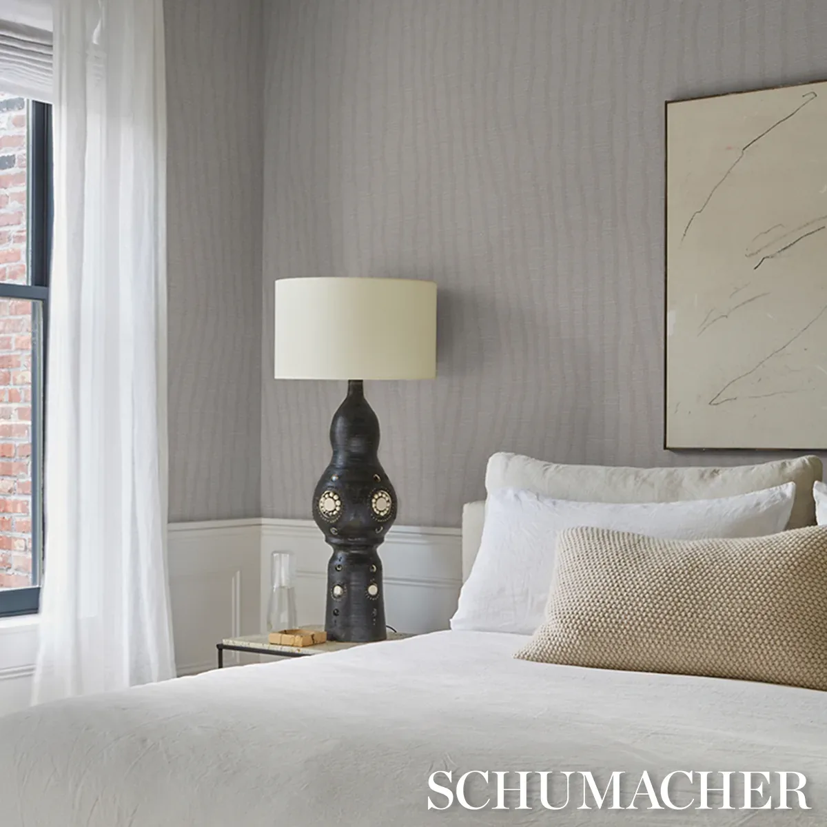 LA VOIE WALLCOVERING - FOG Schumacher Wallpaper | Wallpaper LA VOIE WALLCOVERING FOG Schumacher Wallpaper wallpaper - SKU 5016230