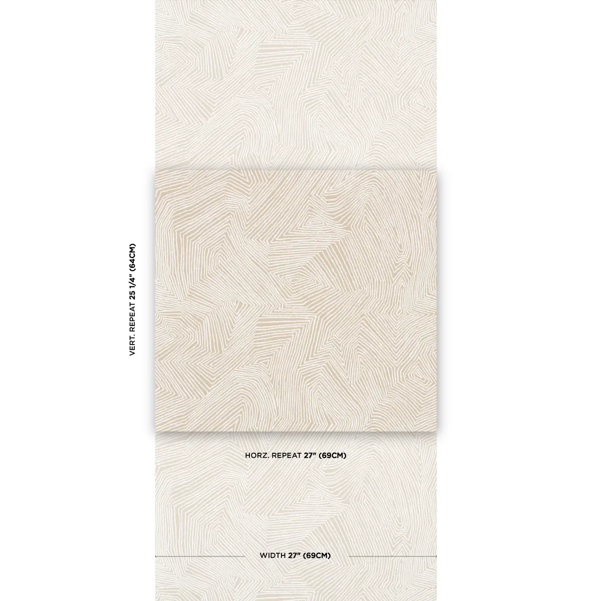 LABYRINTH GRAND DUNE Schumacher Wallpaper wallpaper - SKU 5015430