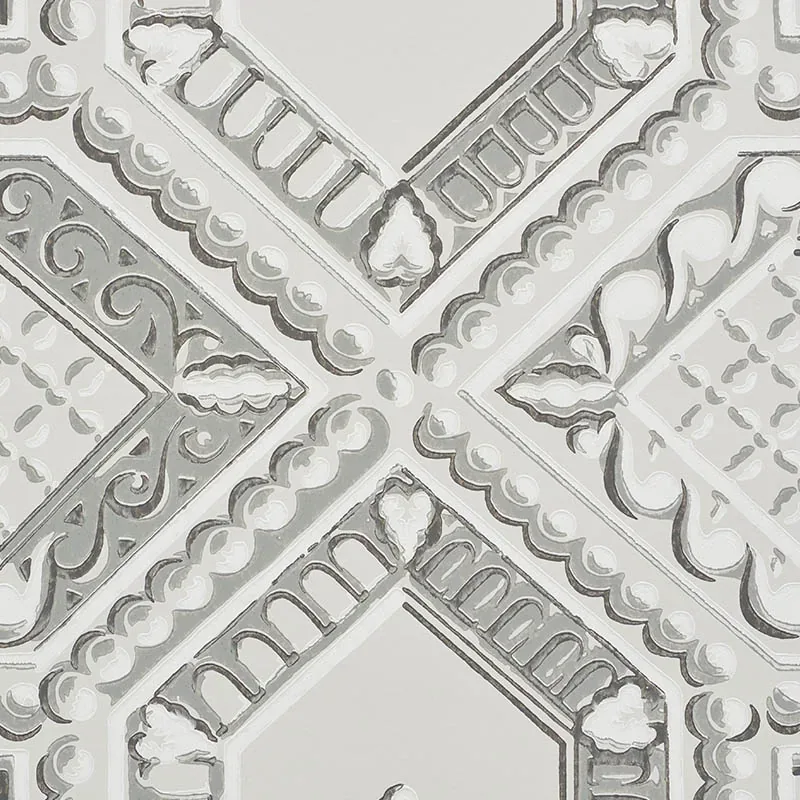 LACUNARIA DOVE Schumacher Wallpaper wallpaper - SKU 5009900