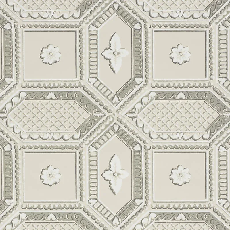 LACUNARIA STONE Schumacher Wallpaper wallpaper - SKU 5009901