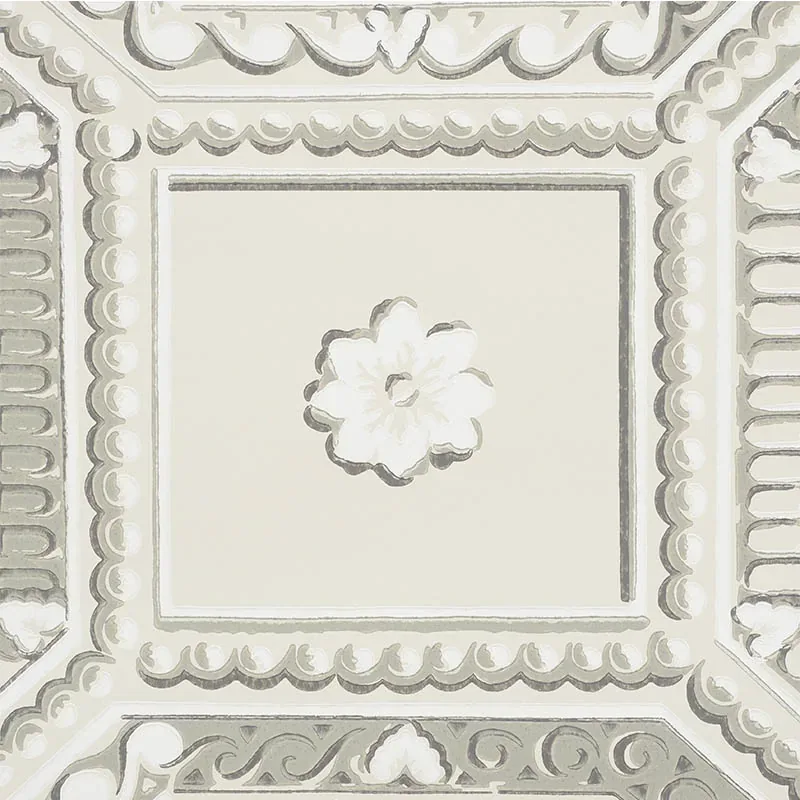 LACUNARIA - STONE Schumacher Wallpaper | Wallpaper Twins LACUNARIA STONE Schumacher Wallpaper wallpaper - SKU 5009901