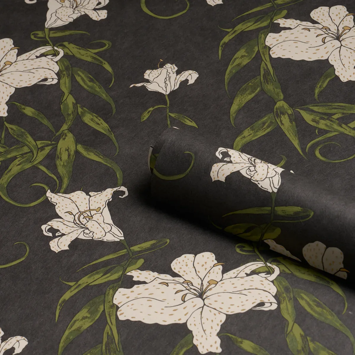 LADY LILITH - CARBON Schumacher Wallpaper | Wallpaper Twins LADY LILITH CARBON Schumacher Wallpaper wallpaper - SKU 5017382