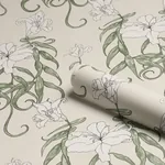 LADY LILITH - OFF WHITE Schumacher Wallpaper | Wallpaper Twi LADY LILITH OFF WHITE Schumacher Wallpaper wallpaper - SKU 5017381