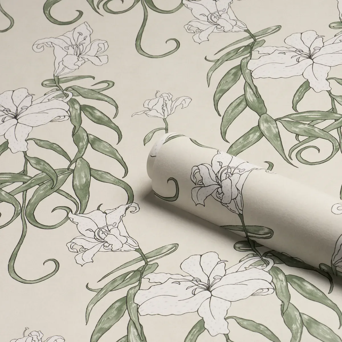 LADY LILITH - OFF WHITE Schumacher Wallpaper | Wallpaper Twi LADY LILITH OFF WHITE Schumacher Wallpaper wallpaper - SKU 5017381