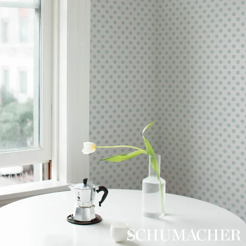 LADY - SAGE Schumacher Wallpaper | Wallpaper Twins LADY SAGE Schumacher Wallpaper wallpaper - SKU 5012611