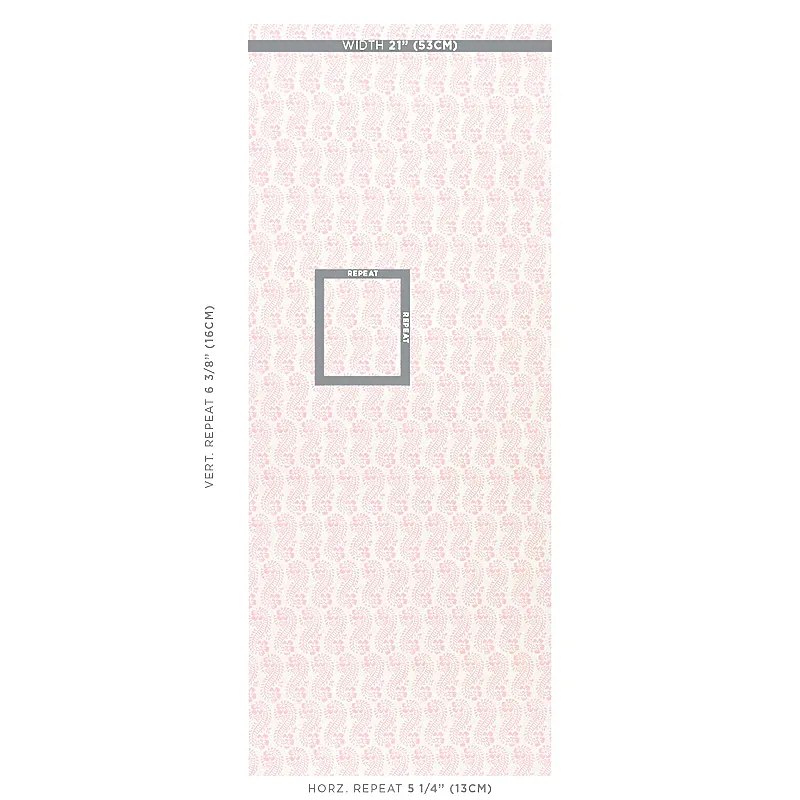 Lani PINK Schumacher Wallpaper wallpaper - SKU 5011122