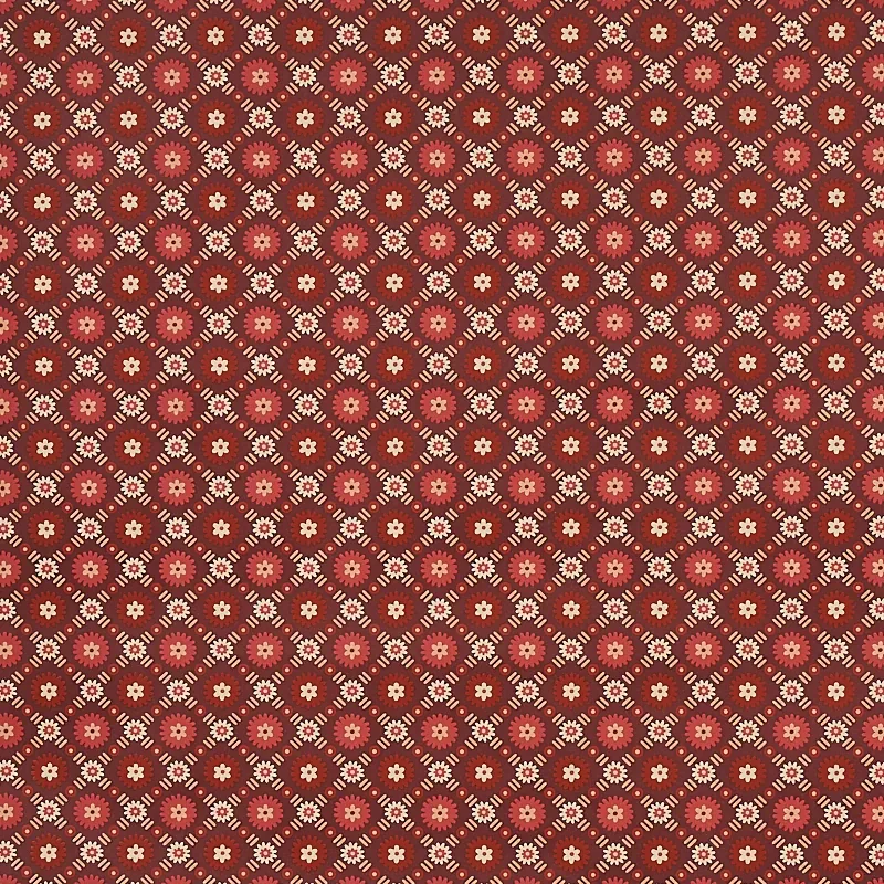 LARISSA BURGUNDY Schumacher Wallpaper wallpaper - SKU 5012842