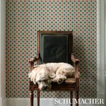 LARISSA IVORY Schumacher Wallpaper wallpaper - SKU 5012840