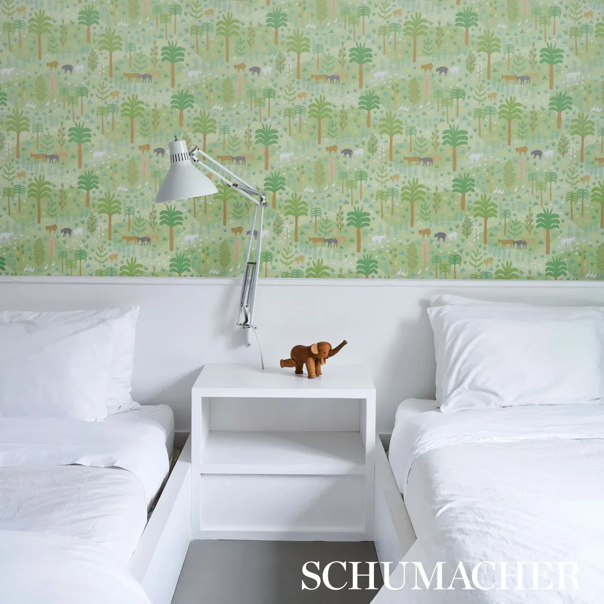 LAS COLINAS GREEN Schumacher Wallpaper wallpaper - SKU 5013980