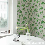 LAUREL - GREEN Schumacher Wallpaper | Wallpaper Twins LAUREL GREEN Schumacher Wallpaper wallpaper - SKU 5013070