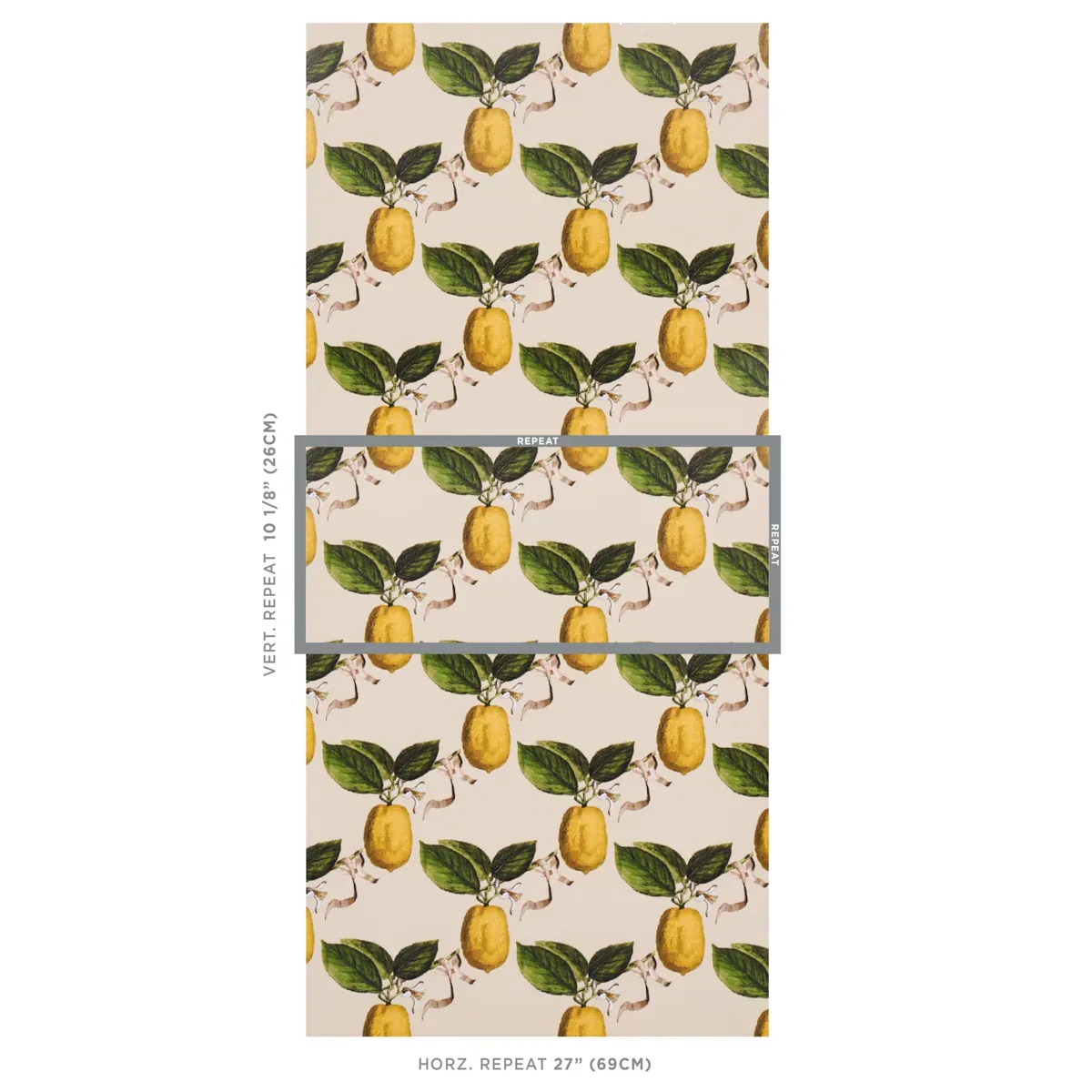 LE CITRON NATURAL Schumacher Wallpaper wallpaper - SKU 5014282