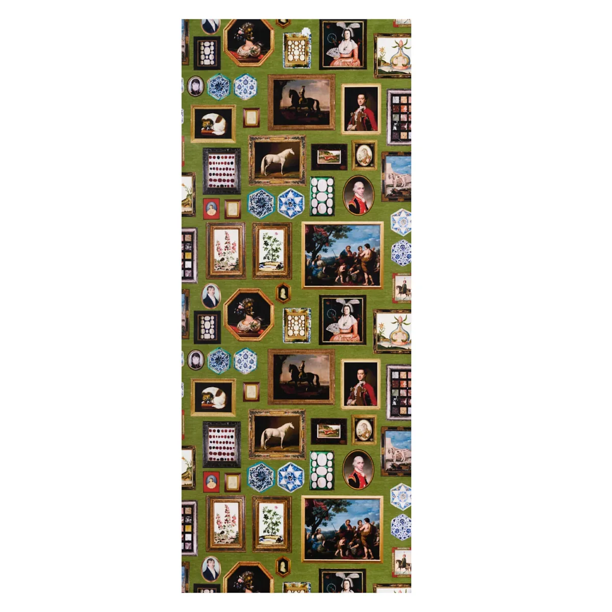 LE GRAND TOUR ENGLISH GREEN Schumacher Wallpaper wallpaper - SKU 5014292