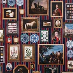 LE GRAND TOUR STRIPE Schumacher Wallpaper wallpaper - SKU 5014291