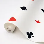 Schumacher LE JOUEUR - ROUGE ET NOIR Wallpaper | Buy Online Schumacher LE JOUEUR wallpaper, color ROUGE ET NOIR, SKU 5014800