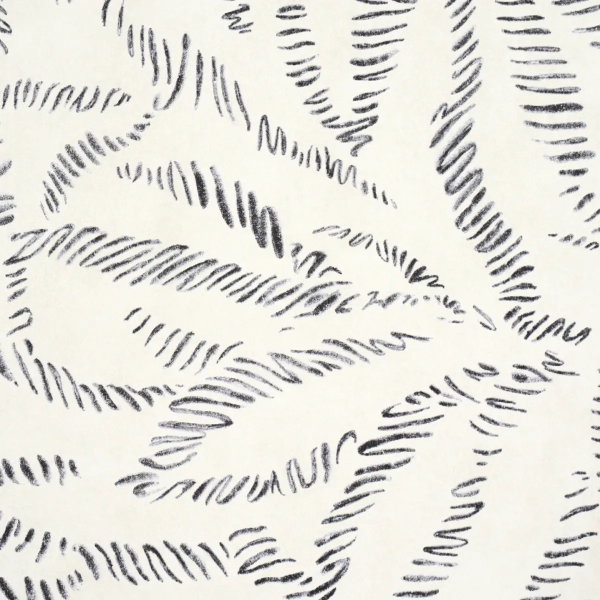 LEAF BLOOM - CHARCOAL Schumacher Wallpaper | Wallpaper Twins LEAF BLOOM CHARCOAL Schumacher Wallpaper wallpaper - SKU 5016390