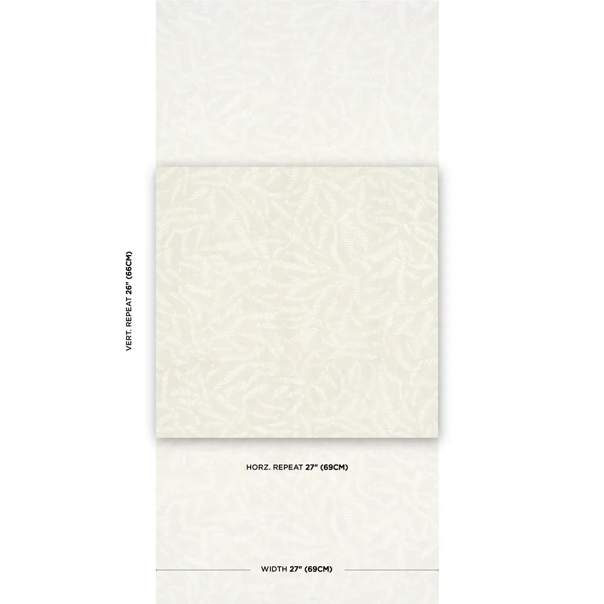 LEAF BLOOM NEUTRAL Schumacher Wallpaper wallpaper - SKU 5016392