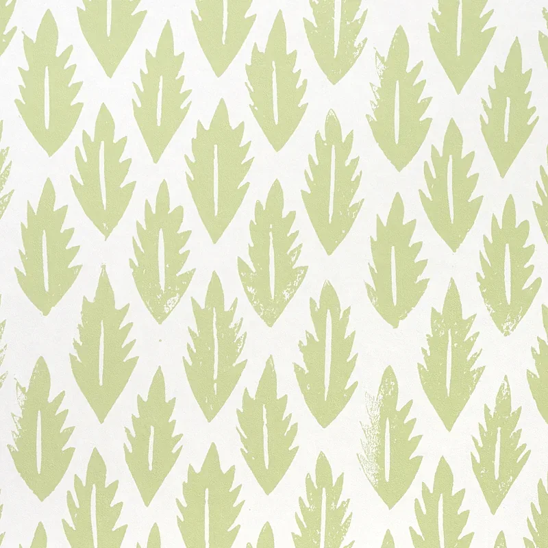 Leaf - GRASS GREEN Schumacher Wallpaper | Wallpaper Twins Leaf GRASS GREEN Schumacher Wallpaper wallpaper - SKU 5011150