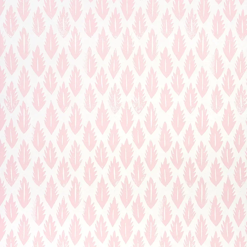Leaf PINK Schumacher Wallpaper wallpaper - SKU 5011151