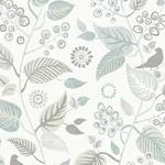 LEAF RHAPSODY - SLATE Schumacher Wallpaper | Wallpaper Twins LEAF RHAPSODY SLATE Schumacher Wallpaper wallpaper - SKU 9331