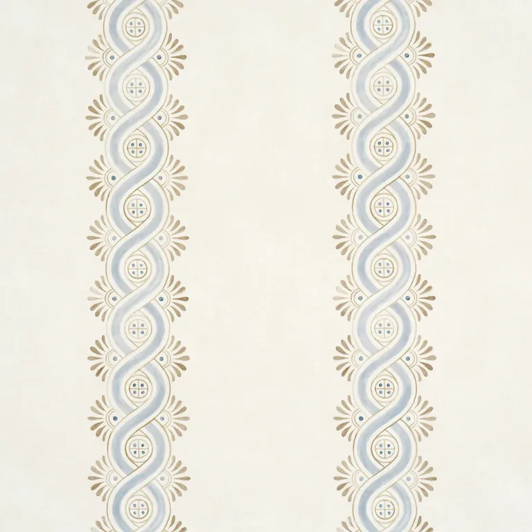 Schumacher LEONIDIS STRIPE wallpaper