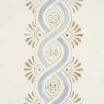 LEONIDIS STRIPE - BLUE Schumacher Wallpaper | Wallpaper Twin LEONIDIS STRIPE BLUE Schumacher Wallpaper wallpaper - SKU 5016460
