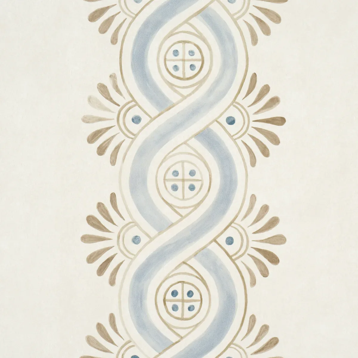 LEONIDIS STRIPE - BLUE Schumacher Wallpaper | Wallpaper Twin LEONIDIS STRIPE BLUE Schumacher Wallpaper wallpaper - SKU 5016460