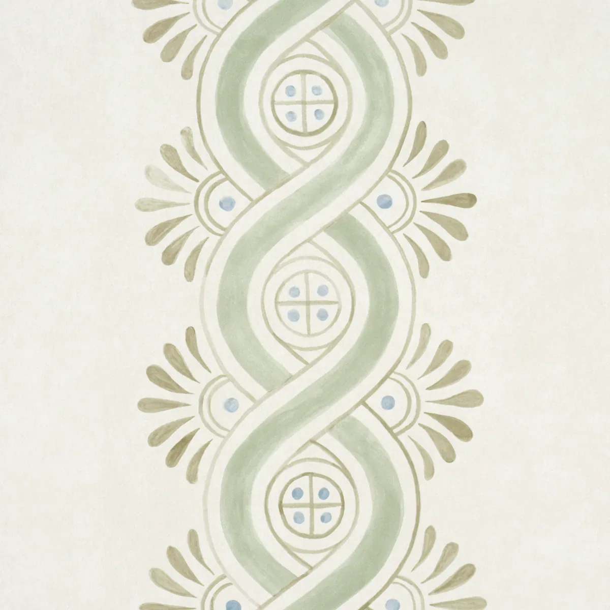 LEONIDIS STRIPE - GREEN Schumacher Wallpaper | Wallpaper Twi LEONIDIS STRIPE GREEN Schumacher Wallpaper wallpaper - SKU 5016461
