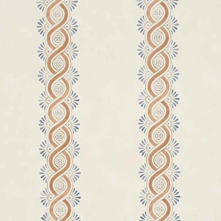 Schumacher LEONIDIS STRIPE wallpaper