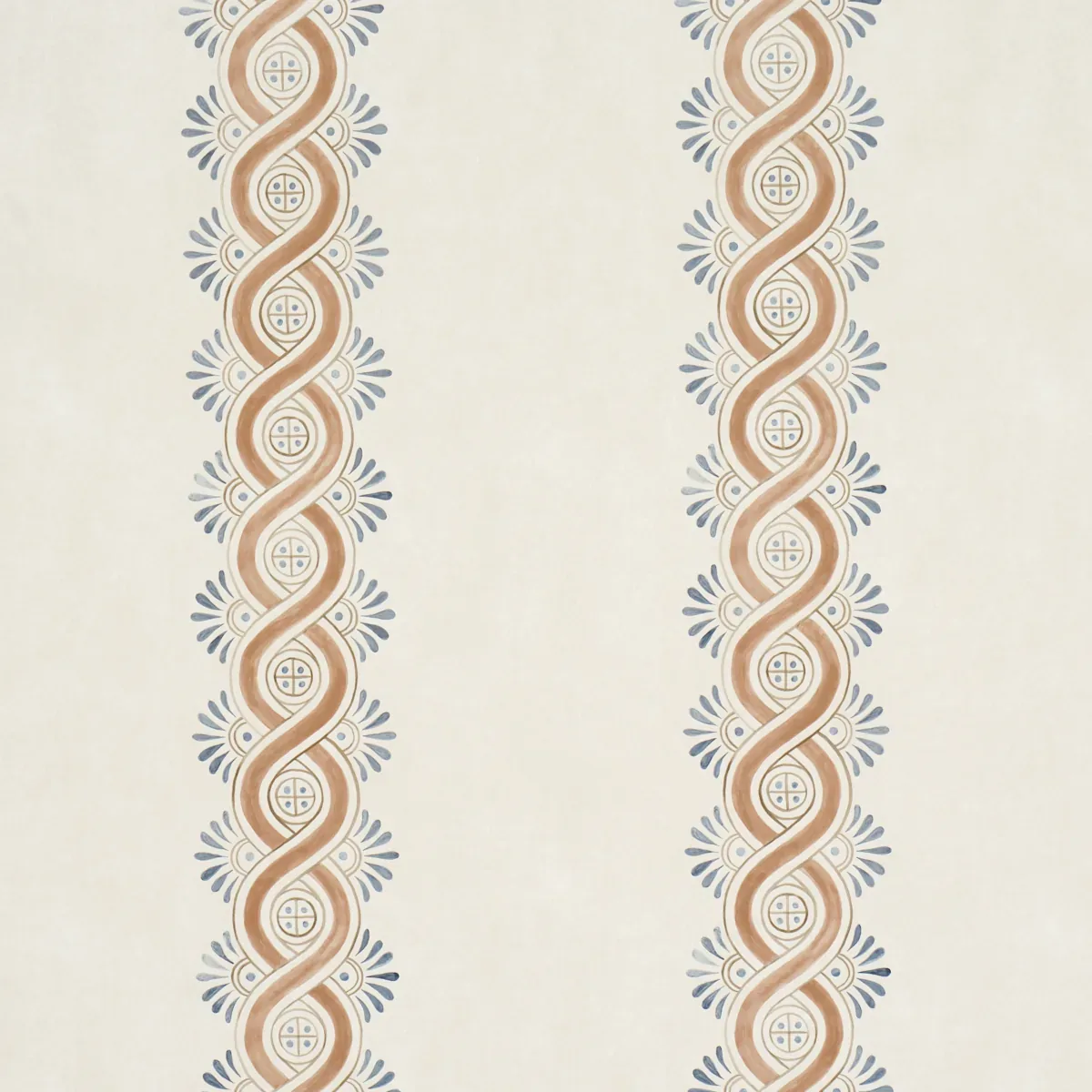 LEONIDIS STRIPE SAFFRON Schumacher Wallpaper wallpaper - SKU 5016462