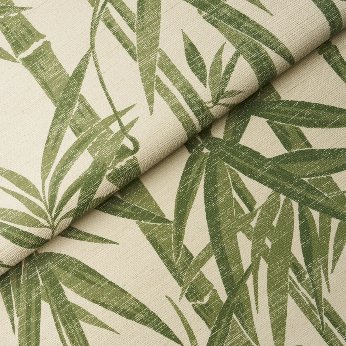 LES BAMBOUS SISAL - GREEN Schumacher Wallpaper | Wallpaper T LES BAMBOUS SISAL GREEN Schumacher Wallpaper wallpaper - SKU 5008313