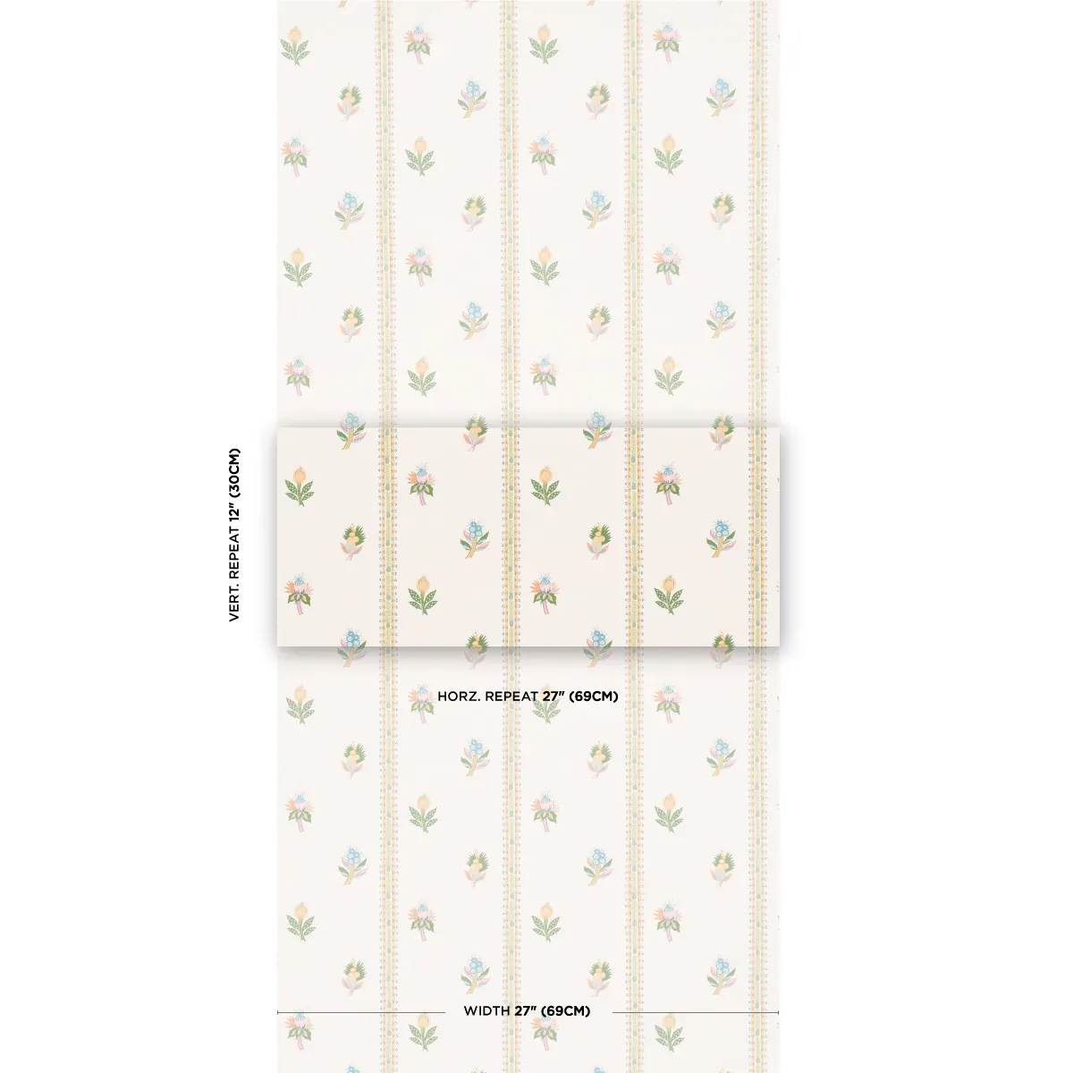 LES FLEURS EXOTIQUES CITRON Schumacher Wallpaper wallpaper - SKU 5015661