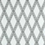 LES LOSANGES TOILE CARBON Schumacher Wallpaper wallpaper - SKU 5011361