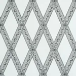 LES LOSANGES TOILE CARBON Schumacher Wallpaper wallpaper - SKU 5011361