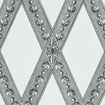 LES LOSANGES TOILE CARBON Schumacher Wallpaper wallpaper - SKU 5011361