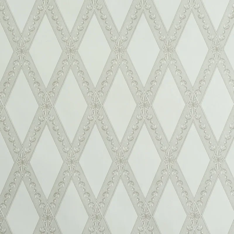 LES LOSANGES TOILE STONE Schumacher Wallpaper wallpaper - SKU 5011360