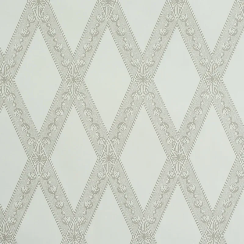 LES LOSANGES TOILE - STONE Schumacher Wallpaper | Wallpaper LES LOSANGES TOILE STONE Schumacher Wallpaper wallpaper - SKU 5011360