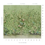 LES OISEAUX PANEL SET APPLE GREEN Schumacher Wallpaper wallpaper - SKU 5015153
