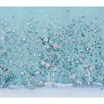 LES OISEAUX PANEL SET - BLUE TURQUOISE Schumacher Wallpaper LES OISEAUX PANEL SET BLUE TURQUOISE Schumacher Wallpaper wallpaper - SKU 5015156