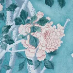 LES OISEAUX PANEL SET - BLUE TURQUOISE Schumacher Wallpaper LES OISEAUX PANEL SET BLUE TURQUOISE Schumacher Wallpaper wallpaper - SKU 5015156