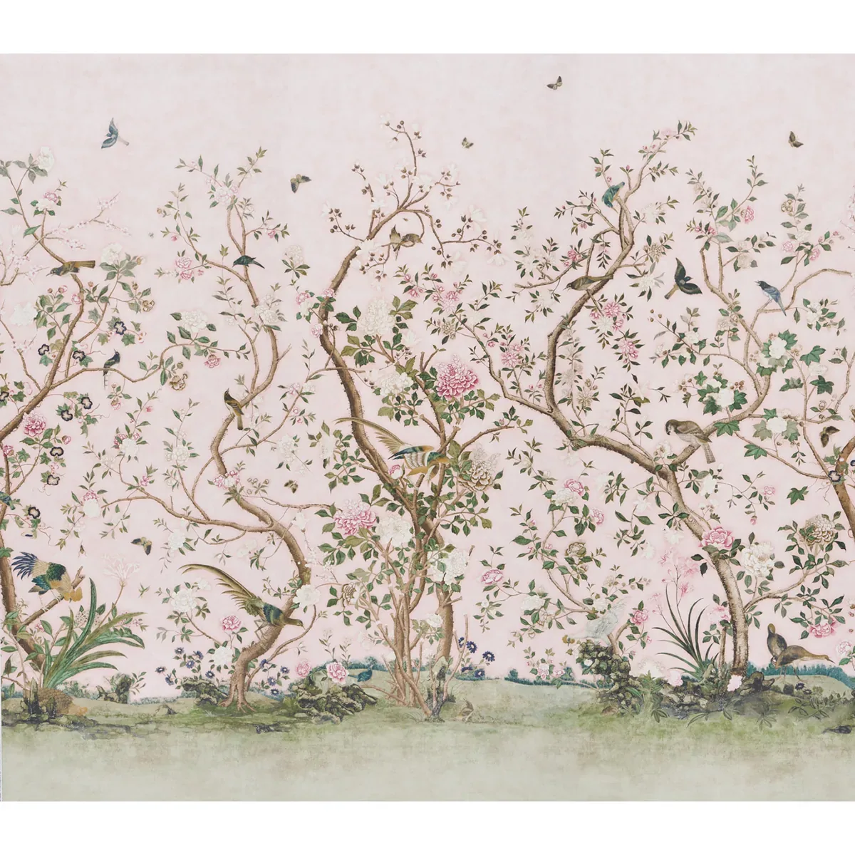 5015154 | LES OISEAUX PANEL SET – BLUSH