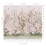 LES OISEAUX PANEL SET - BLUSH Schumacher Wallpaper | Wallpap LES OISEAUX PANEL SET BLUSH Schumacher Wallpaper wallpaper - SKU 5015154